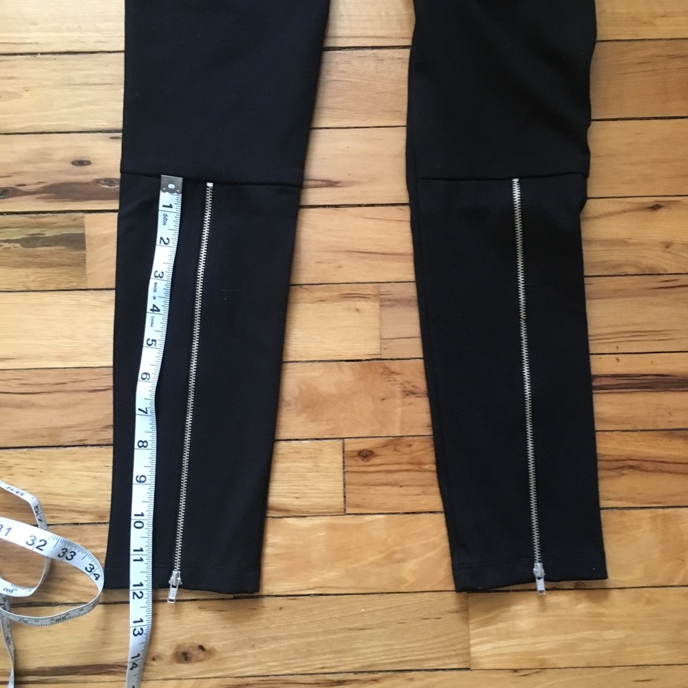 DREW Pull-On Black Zipper Ankle Pants - Picture 9 of 9